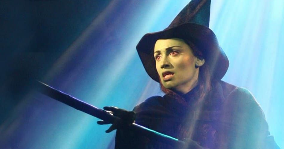 Eden Espinosa Defying Gravity in Wicked musical