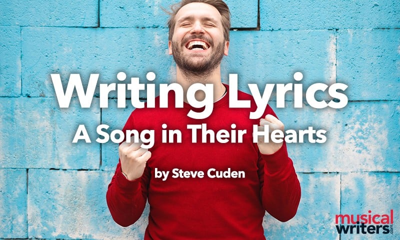 writing lyrics song in their hearts by steve cuden