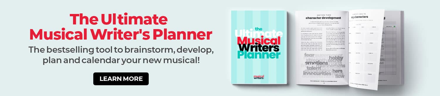 ultimate musical writers planner to help write a new musical