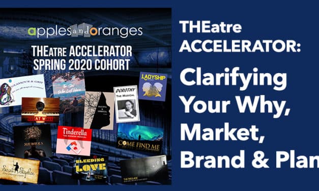 THEatre ACCELERATOR: Clarifying your Why, Market, Brand & Plan
