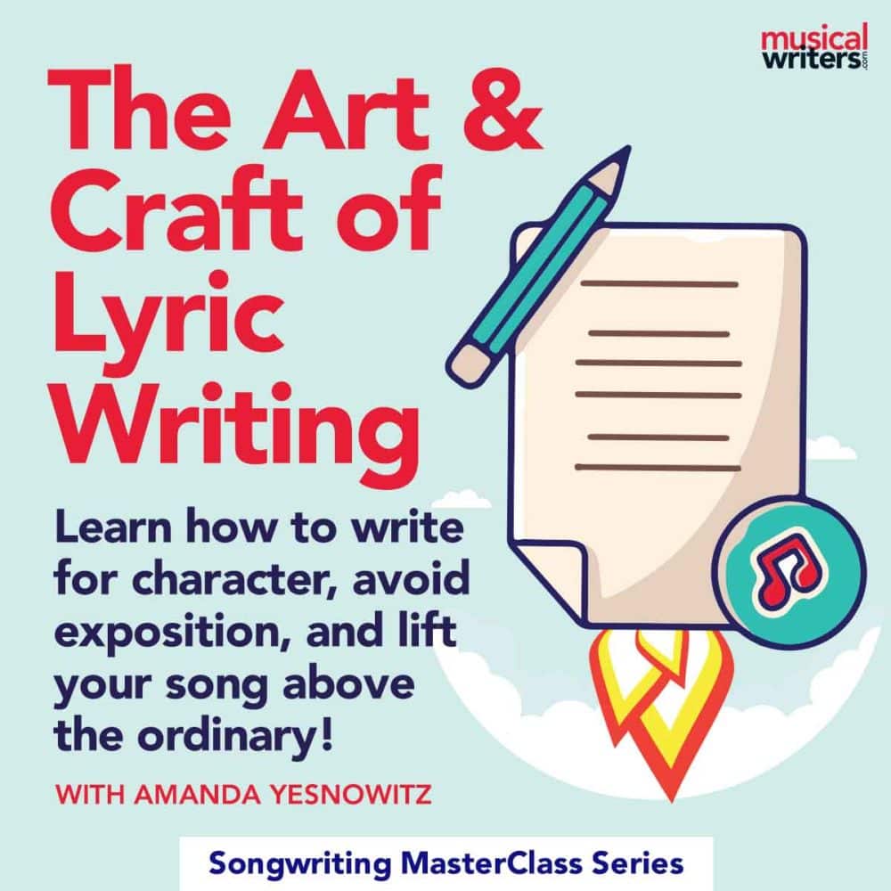 The art and craft of lyric writing with Amanda Yesnowitz