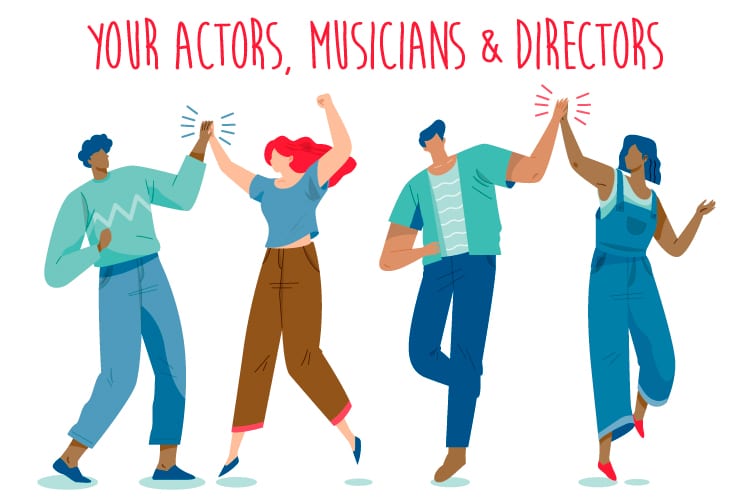 collaboration high five music software musical theatre