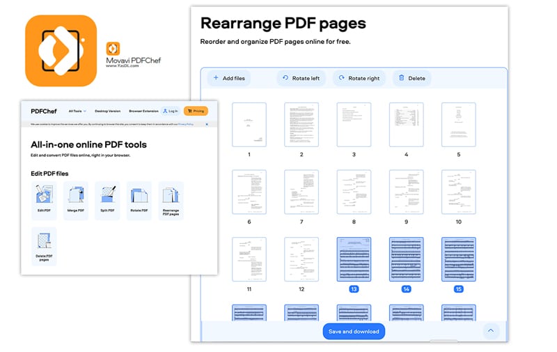 PDFchef example of integrating script and score