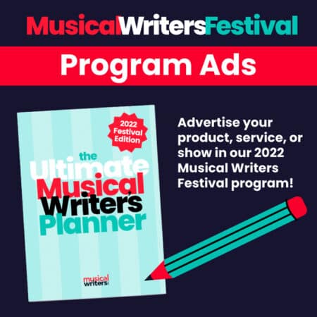 Musical Writers Festival program ads