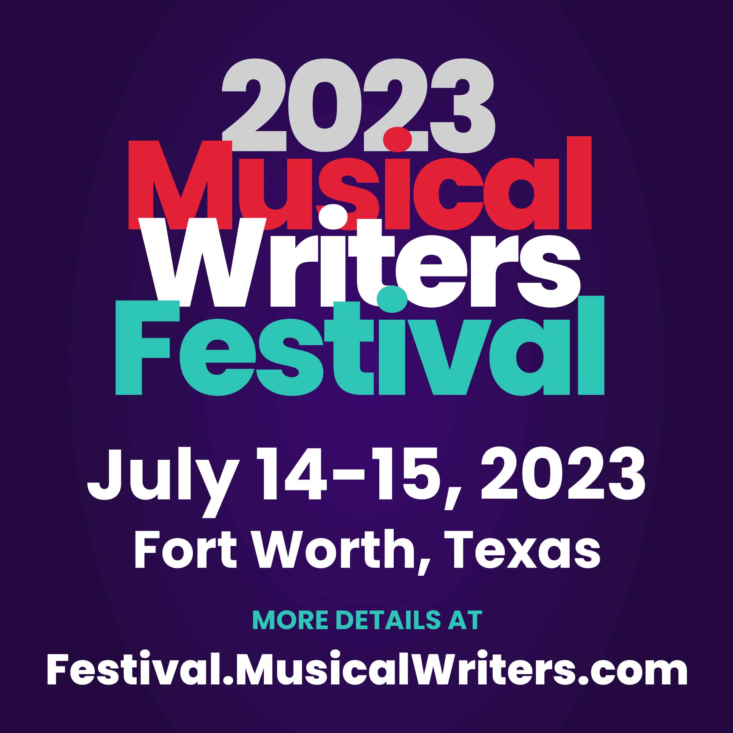 Musical Writers Festival 2023 Joey Contreras New Musicals Home Banner
