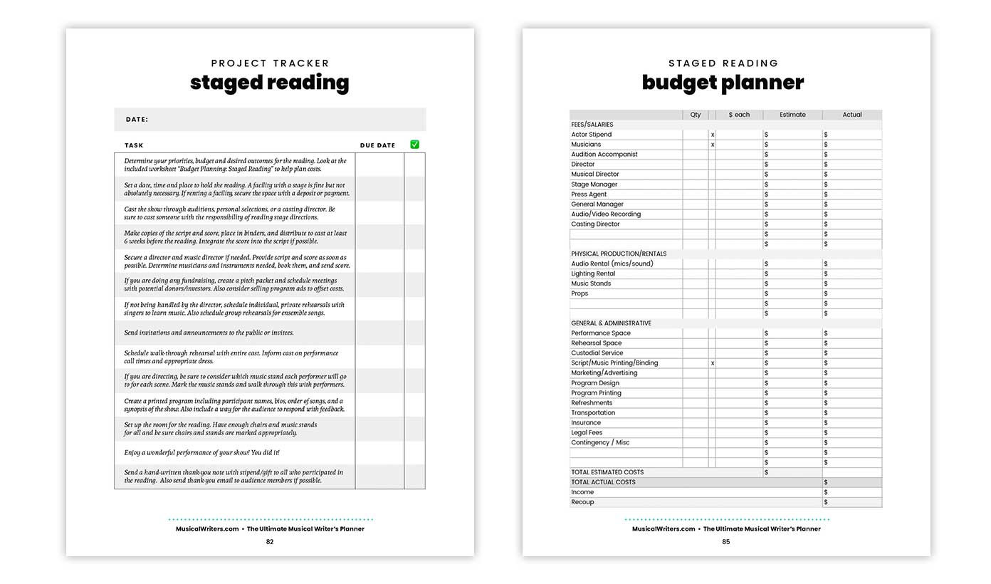 staged-reading-checklist-budget