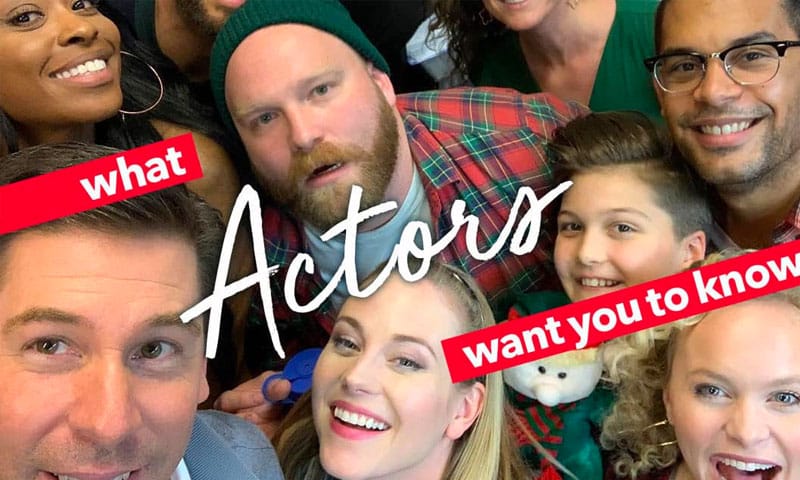what actors want you to know