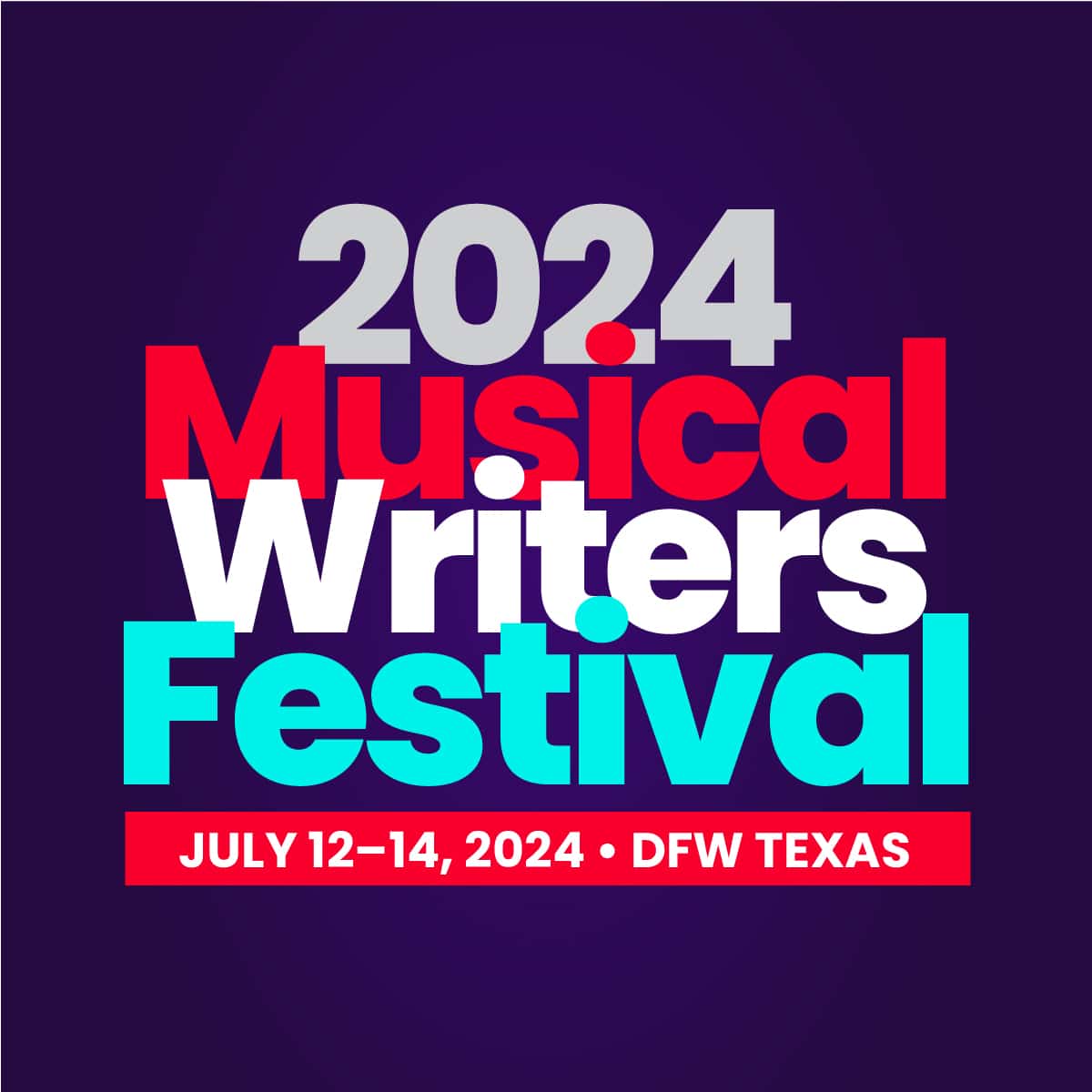 2024 Musical Writers Festival logo