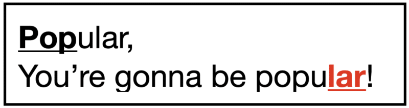 popular lyric