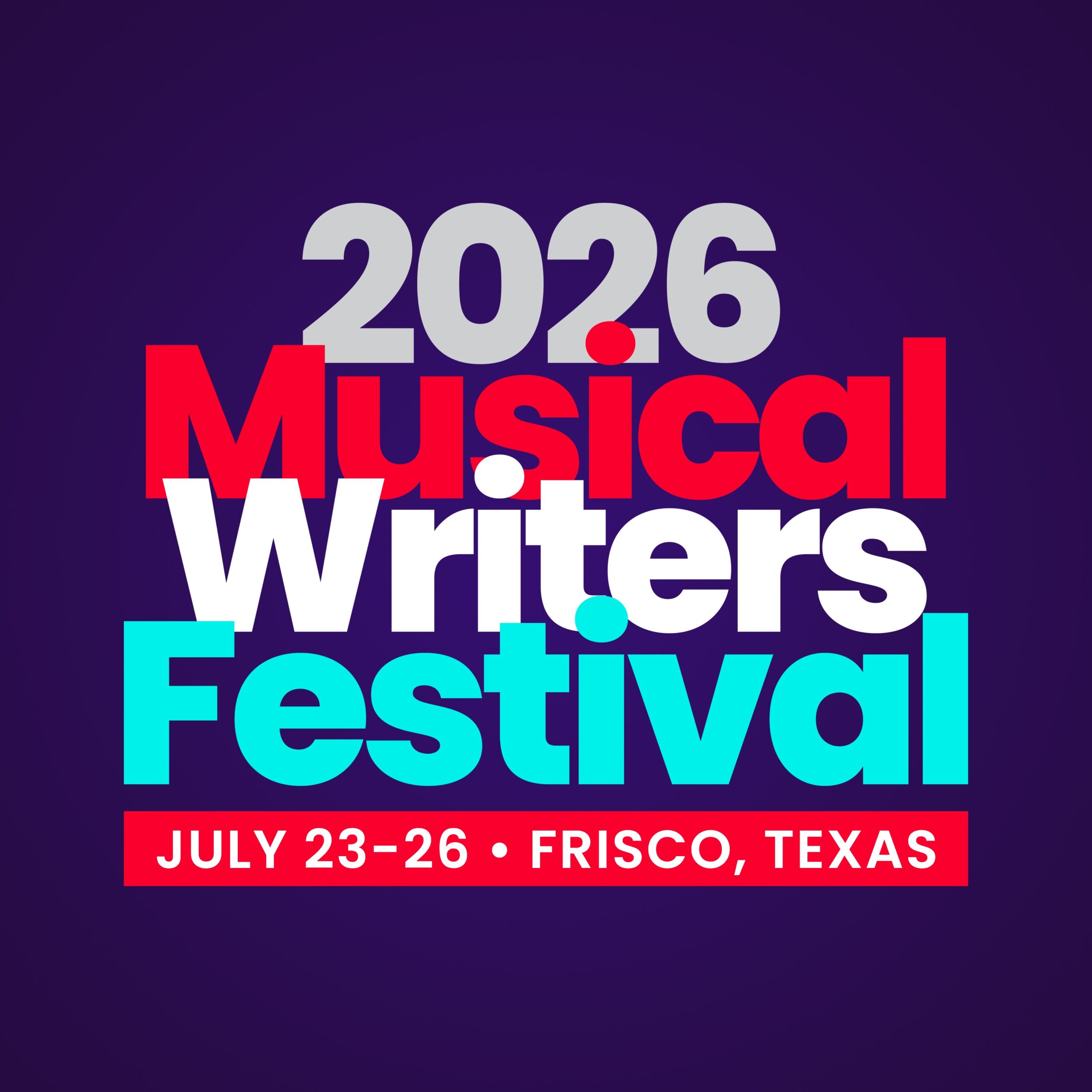 2026 Musical Writers Festival Registration
