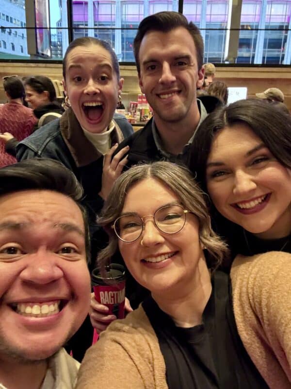 Scarlet letter cast members in NYC